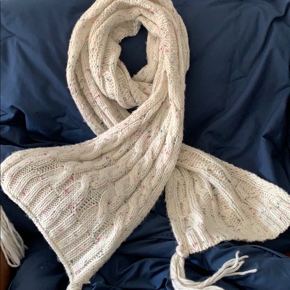 White Hollister Scarf